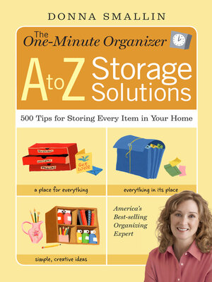 cover image of The One-Minute Organizer a to Z Storage Solutions